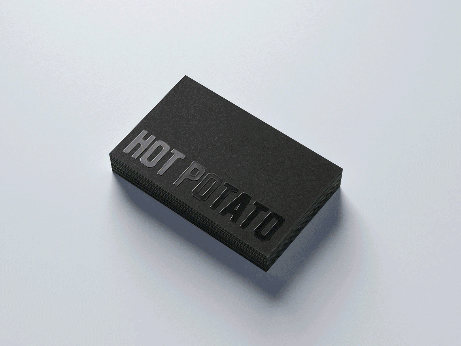 A black block with the word potato on it.

Description generated by AI